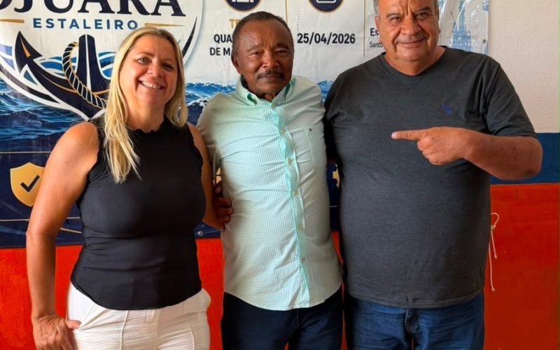 Visita do Dr. Manuel Marcos ao Estaleiro Ojuara